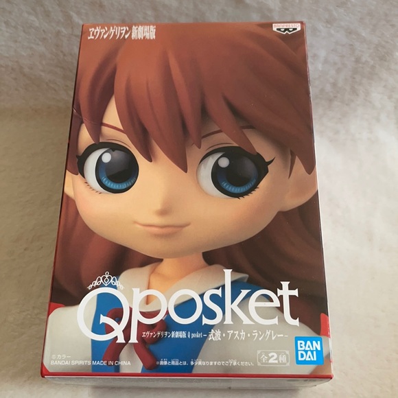 Bandai Q Posket Neon Genesis Evangelion Asuka Figure - Picture 3 of 11